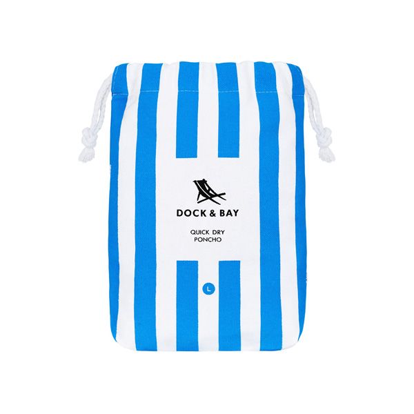 Dock & Bay Mini Poncho Quickdry Παιδικό Πόντσο Θαλάσσης Bondi Blue 2-4 ετών