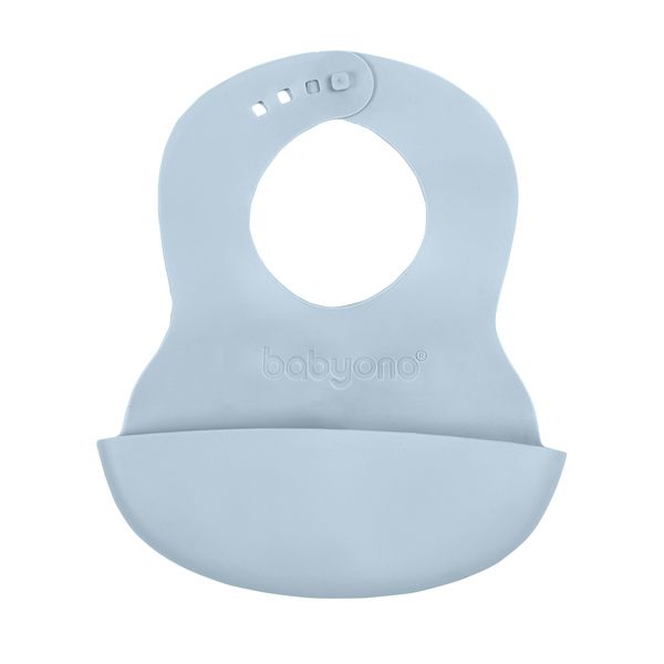 Babyono Μαλακή Σαλιάρα Σιλικόνης με Θήκη (Διάφορα Χρώματα) 1τμχ