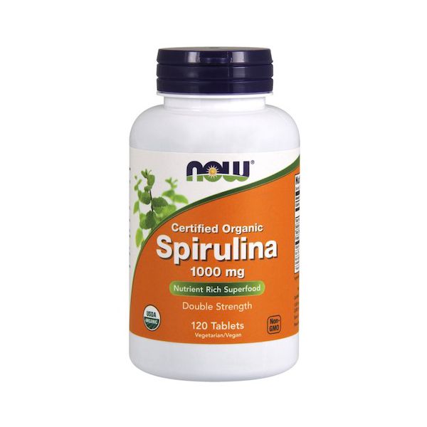Now Spirulina 1000 mg 120 tabs