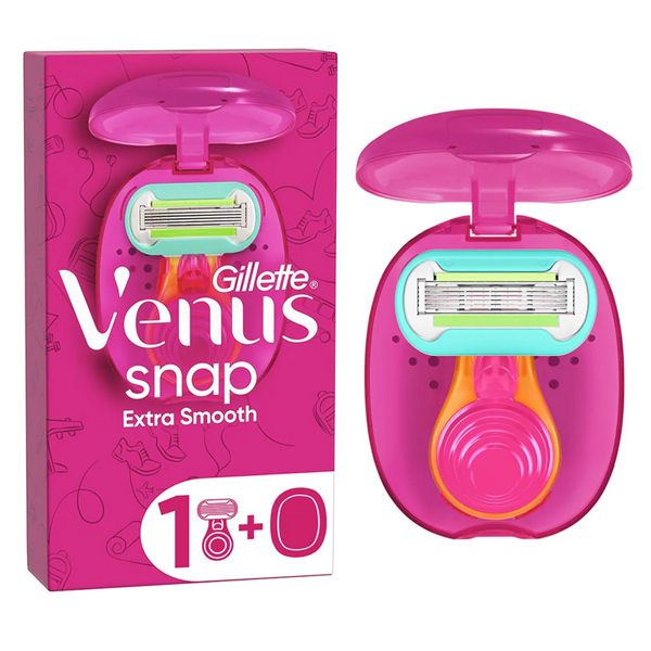 Gillette Venus Snap Extra Smooth Ξυριστική Μηχανή Ταξιδίου & 1 Ανταλλακτική Κεφαλή