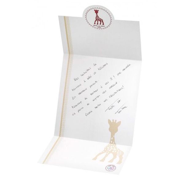 Sophie La Girafe Set Δώρου Sophiesticated με την Σόφι & Kουδουνίστρα Μαλακή Μαράκα 0m+