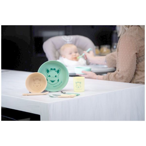 Set Φαγητού 4 τμχ από Σιλικόνη Sophie La Girafe S010001