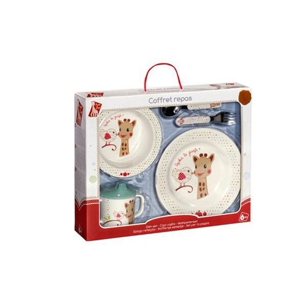 Sophie La Girafe Set Φαγητού από Μελαμίνη s460007 5 τμχ