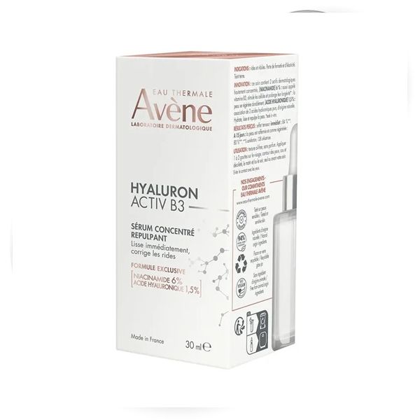 Συμπυκνωμένος Ορός Προσώπου Σύσφιγξης με Υαλουρονικό Οξύ και Νιασιναμίδη Avene Hyaluron Activ B3 30 ml