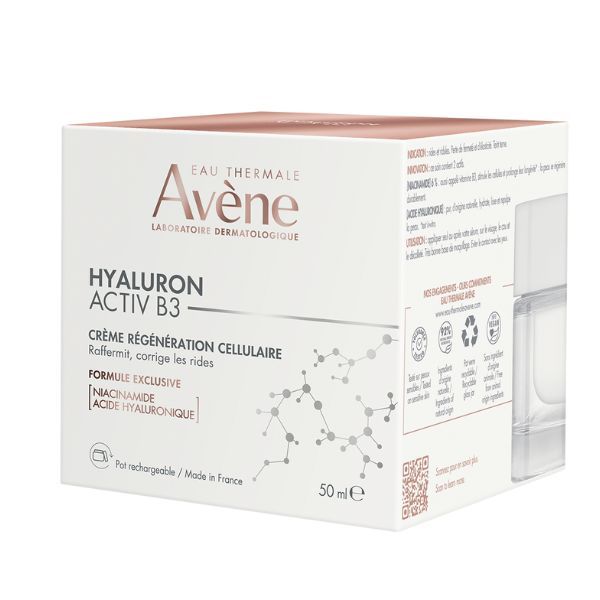Κρέμα Προσώπου Κυτταρικής Αναγέννησης με Υαλουρονικό Οξύ και Νιασιναμίδη Avene Hyaluron Activ B3 50 ml