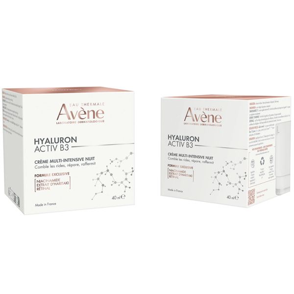 Εντατική Αντιρυτιδική Κρέμα Νυκτός με Υαλουρονικό Οξύ Avene Hyaluron Activ B3 40 ml