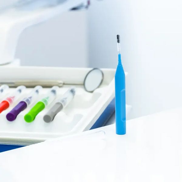 Elgydium Clinic Mono Compact Μπλέ (0.4) Μεσοδόντια Βουρτσάκια 4τμχ