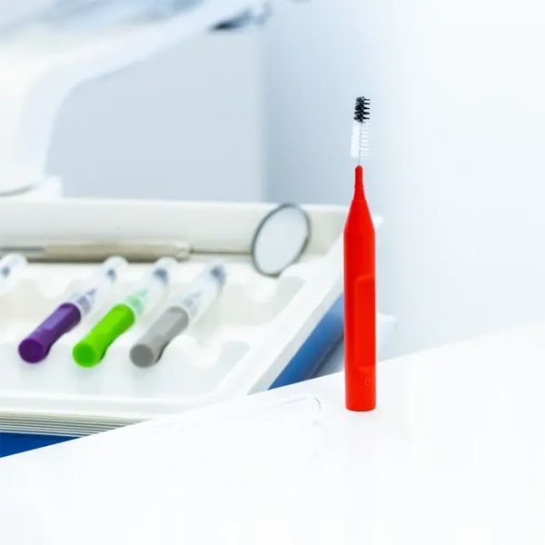 Elgydium Clinic Mono Compact Κόκκινο (0.7) Μεσοδόντια Βουρτσάκια 4τμχ