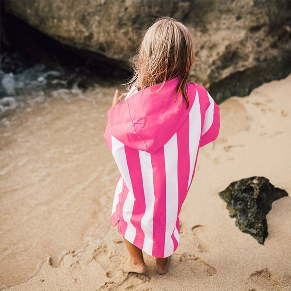 Dock & Bay Mini Poncho Quickdry Παιδικό Πόντσο Θαλάσσης Phi Phi Pink 4-7 ετών