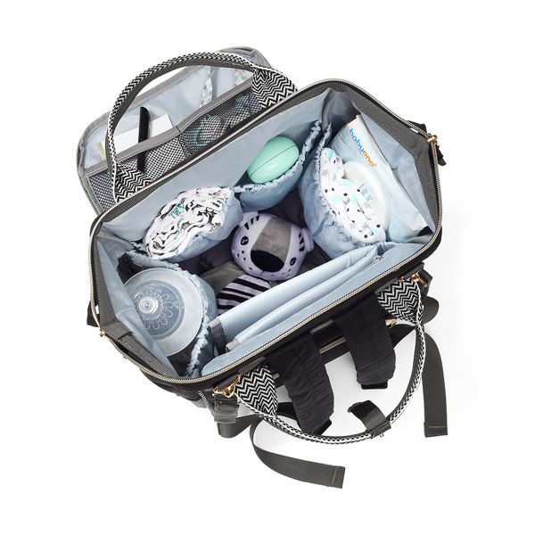 Τσάντα Αλλαξιέρα Μαύρη Babyono Oslo Style BN1424/01