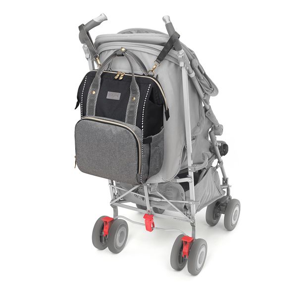 Τσάντα Αλλαξιέρα Μαύρη Babyono Oslo Style BN1424/01