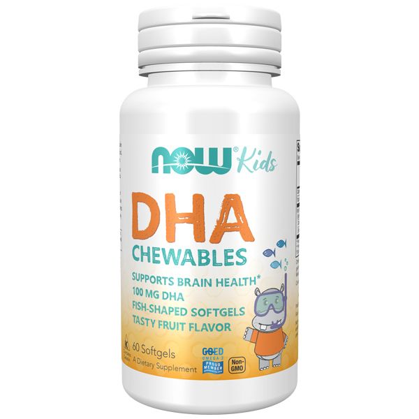 Now Kids DHA 60 chewable softgels