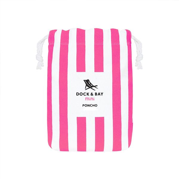 Dock & Bay Mini Poncho Quickdry Παιδικό Πόντσο Θαλάσσης Phi Phi Pink 2-4 ετών