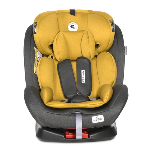 Lorelli Lyra Isofix Παιδικό Κάθισμα Αυτοκινήτου Black & Lemon Curry 0-36kg