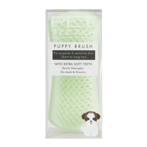 PET TEEZER Puppy Brush Green Βούρτσα Καλλωπισμού για Κουτάβια