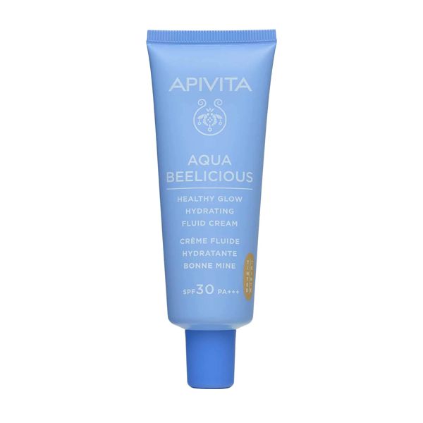 Apivita Aqua Beelicious Healthy Glow Hydrating Fluid Cream SPF 30 40 ml