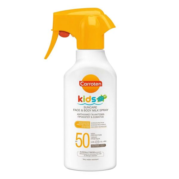 Carroten Kids Suncare Παιδικό Αντηλιακό Γαλάκτωμα Προσώπου-Σώματος Spf50 270 ml