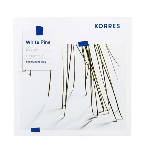 Korres Λευκή Πεύκη Επιδερμίδα Χωρίς Ηλικία Set με Κρέμα Ημέρας για Όλες τις Επιδερμίδες 40 ml & Cashmere Kumquat Eau De Toilette 10 ml & Drama Volume Mascara 01 Μαύρο 4 ml