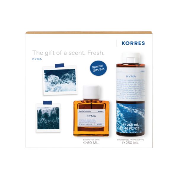 Korres Set ΚΥΜΑ Eau De Toilette 50 ml + Shower Gel Αφρόλουτρο 250 ml