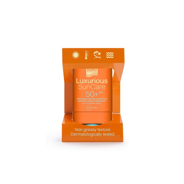 Luxurious Suncare Stick Υψηλής Αντηλιακής Προστασίας για τις Ευαίσθητες Ζώνες Spf50+ 16 gr