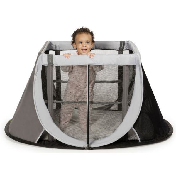Αναδιπλούμενο Παρκοκρέβατο Aeromoov Instant Travel Cot Γκρι-Μαύρο 0m+