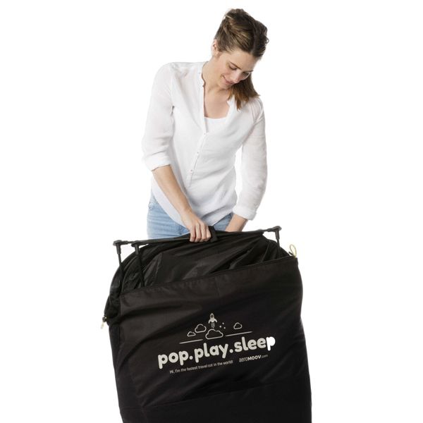 Αναδιπλούμενο Παρκοκρέβατο Aeromoov Instant Travel Cot Γκρι-Μαύρο 0m+