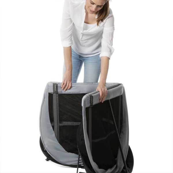 Αναδιπλούμενο Παρκοκρέβατο Aeromoov Instant Travel Cot Γκρι-Μαύρο 0m+