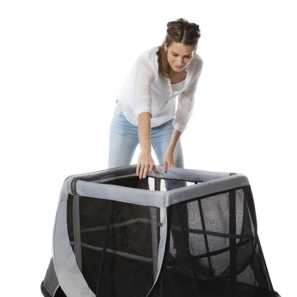 Αναδιπλούμενο Παρκοκρέβατο Aeromoov Instant Travel Cot Γκρι-Μαύρο 0m+