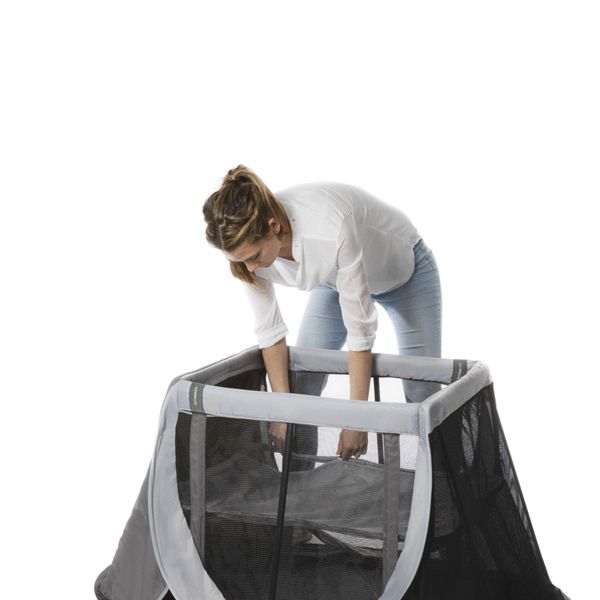 Αναδιπλούμενο Παρκοκρέβατο Aeromoov Instant Travel Cot Γκρι-Μαύρο 0m+