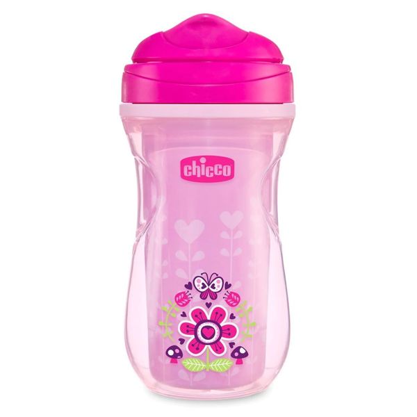 Chicco Active Cup Κύπελλο 14m+ Pink 266 ml