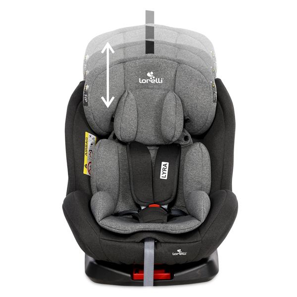 Lorelli Lyra Isofix Παιδικό Κάθισμα Αυτοκινήτου Black & Lemon Curry 0-36kg