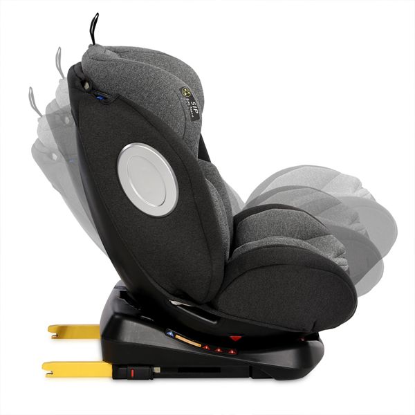 Lorelli Lyra Isofix Παιδικό Κάθισμα Αυτοκινήτου Black & Lemon Curry 0-36kg