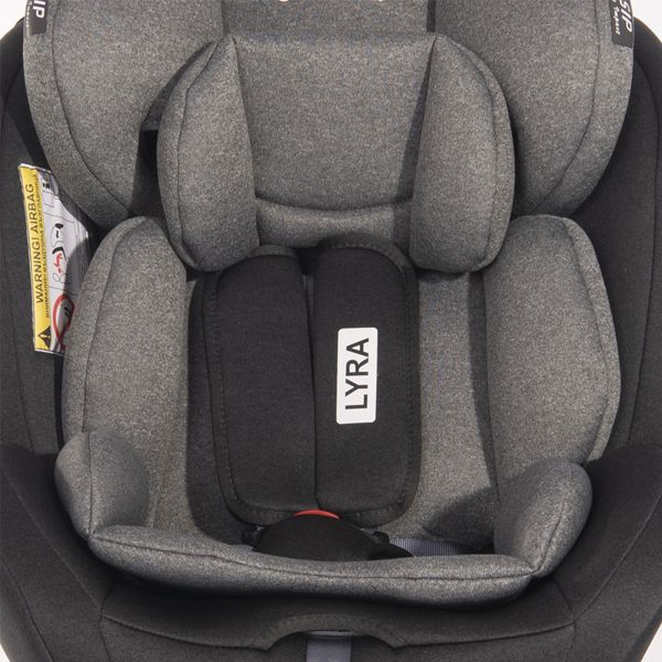 Lorelli Lyra Isofix Παιδικό Κάθισμα Αυτοκινήτου Black & Lemon Curry 0-36kg