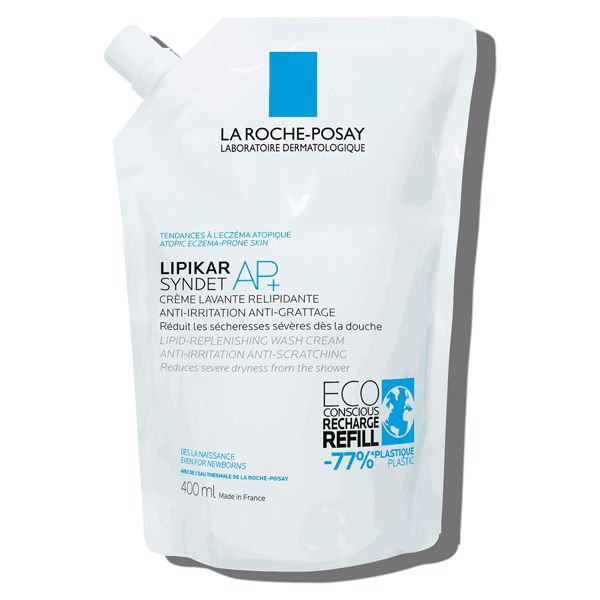 La Roche-Posay Lipikar Syndet AP+ Lipid-replenishing Wash Cream Eco Refill 400 ml