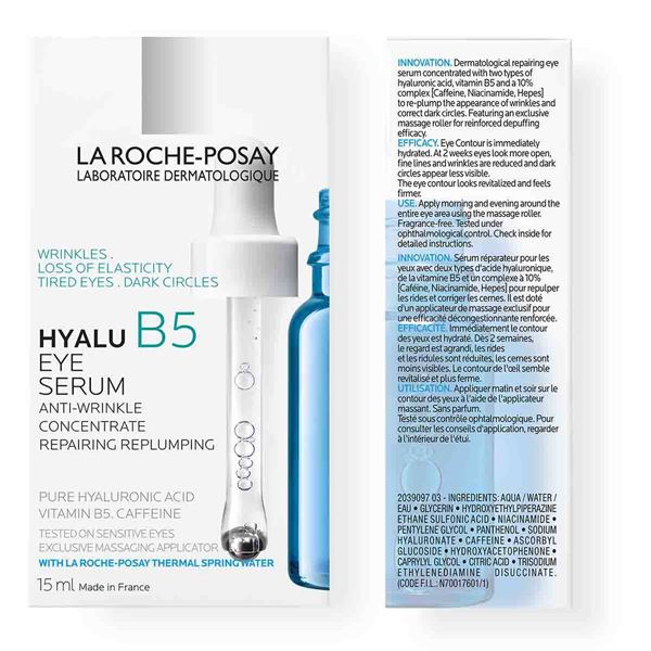 La Roche-Posay Hyalu B5 Eye Serum Επανορθωτικός Ορός Ματιών 15 ml
