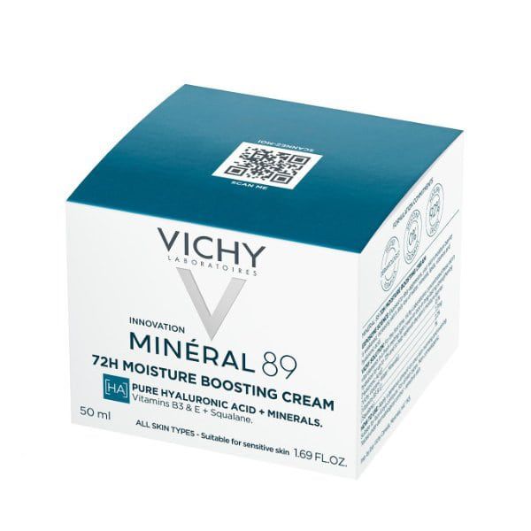 Vichy Mineral 89 Ενυδατική Κρέμα Προσώπου 72h 50 ml