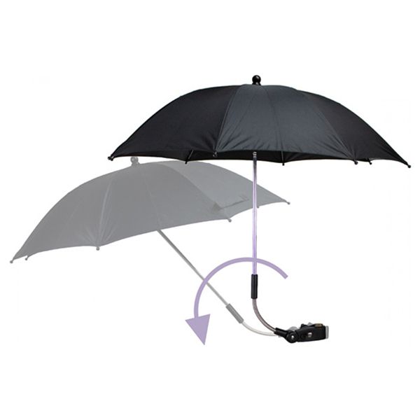Dooky Stroller Parasol Melange Grey Ομπρέλα Καροτσιού με Δείκτη Προστασίας UV50+ 1 τμχ