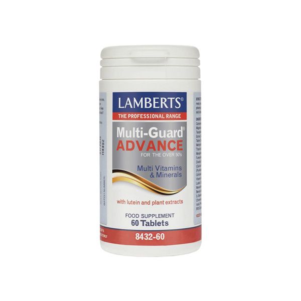 Lamberts Multi-Guard Advance Πολυβιταμίνες με Λουτεΐνη και Εκχυλίσματα Βοτάνων 60 tabs