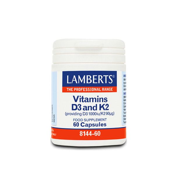 Lamberts Vitamin D3 1000iu & K2 90μg 60 caps