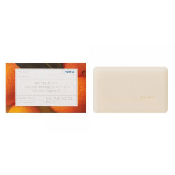 Korres Cumquat Butter Soap Στέρεο Σαπούνι Σώματος 150 gr