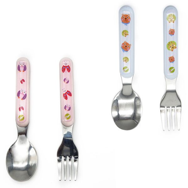 Chicco Oops Σετ Κουτάλι-Πιρούνι 6m+