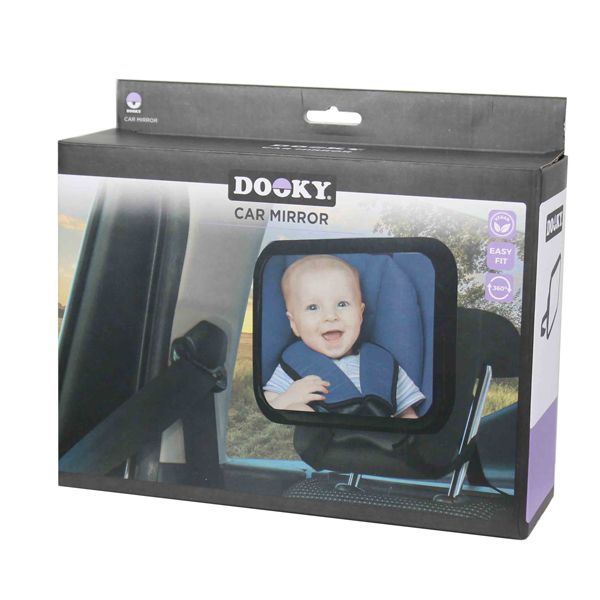 Dooky Car Mirror 360° Ρυθμιζόμενος Καθρέφτης Αυτοκινήτου 1 τμχ