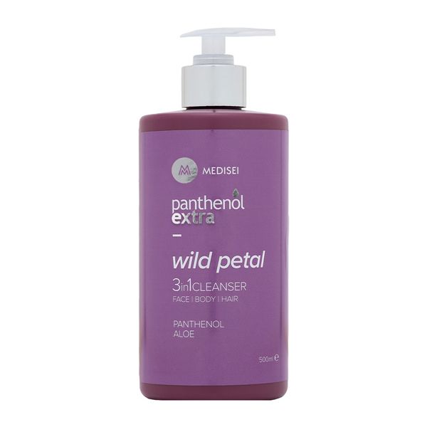 Panthenol Extra Wild Petal 3 σε 1 Καθαριστικό Προσώπου, Σώματος, Μαλλιών 500 ml