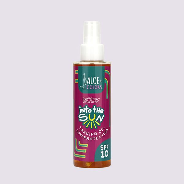 Aloe+ Colors Into the Sun Tanning Oil Αντηλιακό Λάδι Μαυρίσματος Spf10 150 ml