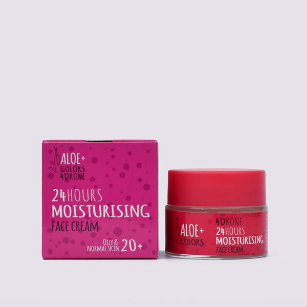 Aloe+ Colors 24h Moisturising Face Cream Ενυδατική Κρέμα Προσώπου για Λιπαρές προς Κανονικές Επιδερμίδες 50 ml