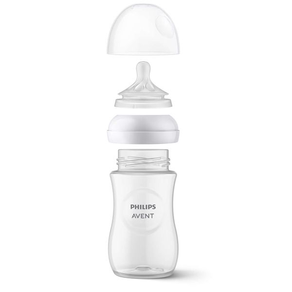 Avent Natural Response Θηλή Σιλικόνης με 1 Ωπή (SCY961/02) 0m 2 τμχ