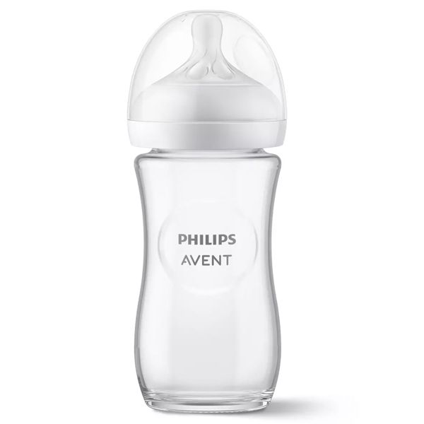 Avent Natural Response Γυάλινο Μπιμπερό (SCY933/01) 1m+ 240 ml