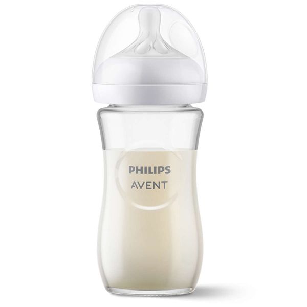 Avent Natural Response Γυάλινο Μπιμπερό (SCY933/01) 1m+ 240 ml