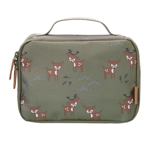 Fresk Ισοθερμικό Τσαντάκι Φαγητού Deer Olive 24x15 cm