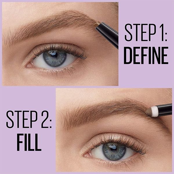 Maybelline Express Brow Satin Duo Μολύβι Φρυδιών 1 gr